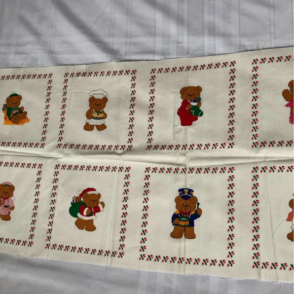 Vtg Cranston Print Works Teddy Bear Book Cut and Sew - Picture 4 of 9